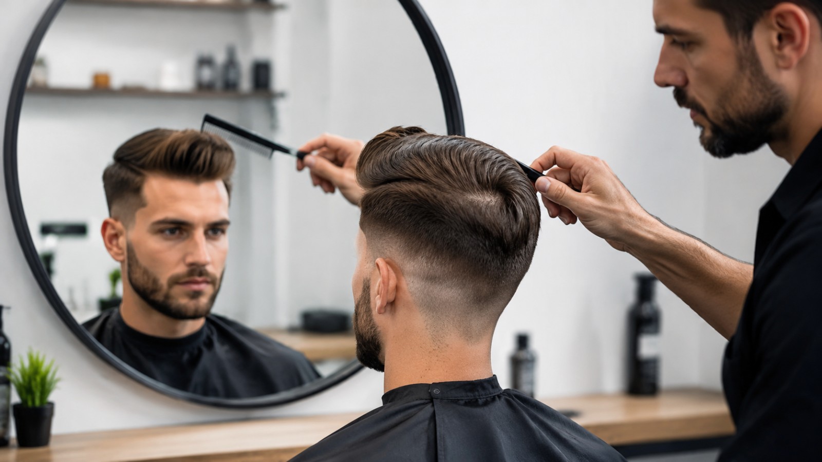 A two-minute conversation about proportions in the mirror saves weeks of a haircut you did not want.