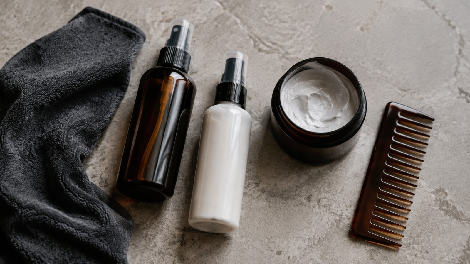 A wavy flow toolkit is built around hydration and flexible texture rather than heavy hold.