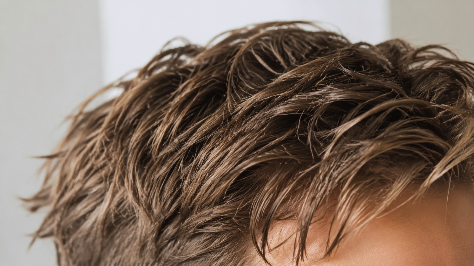 Salt swells the cuticle, so strands separate instead of clumping together.